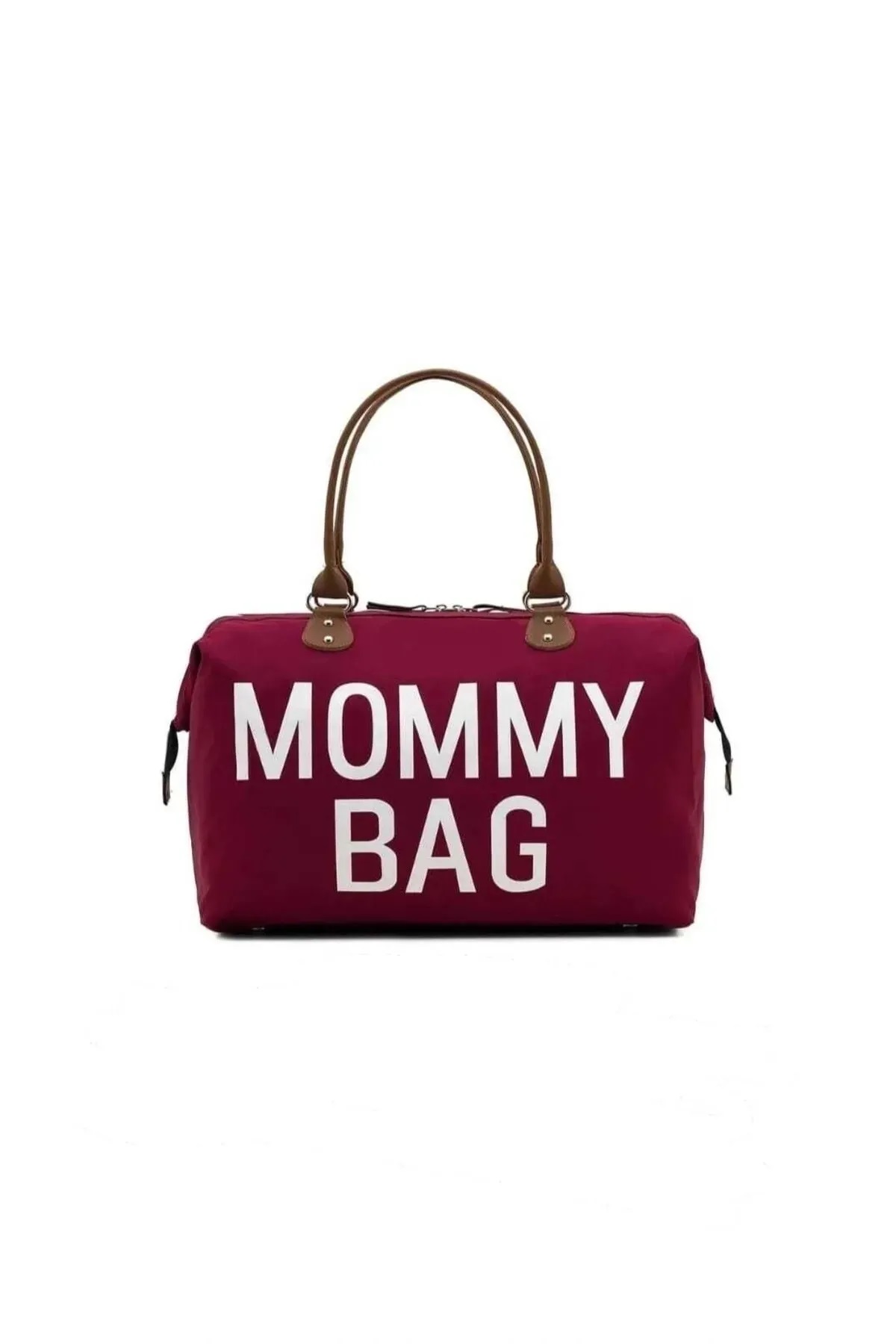 Mommy%20Bag%20Anne%20Bebek%20Bakım%20Ve%20Kadın%20Çantası%20Termal%20Biberonlu%20Bordo