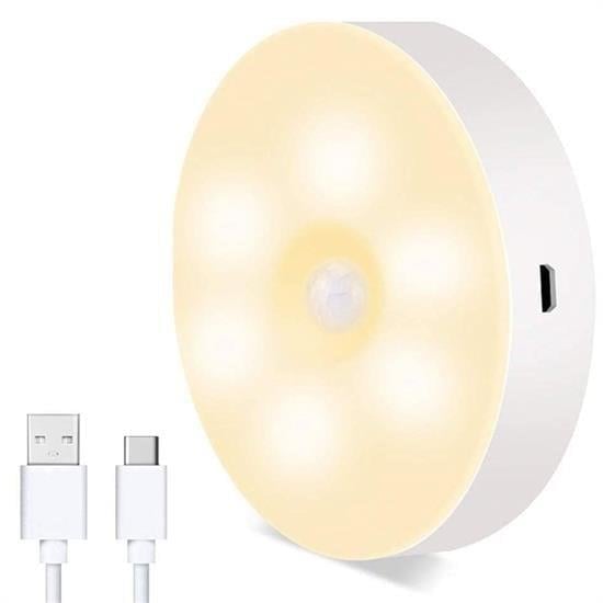 Hareket%20Sensörlü%20Usb%20Şarjlı%20Spot%20Lamba%20Mıknatıslı%20ve%20Yapışkanlı%20Gün%20Işığı%20Renk%20Led