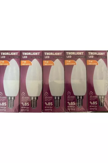 Thorlight 7 Watt Led Ampul 1 Adet Gün ışığı oval